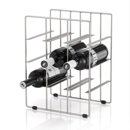 【ペンギン】ブロムス Pilare ワインラック 9 ボトル Steel Pilare wine rack 9 bottles from Blomus - NordicNest.com