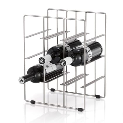 Pilare wine rack 9 bottles - Steel - blomus