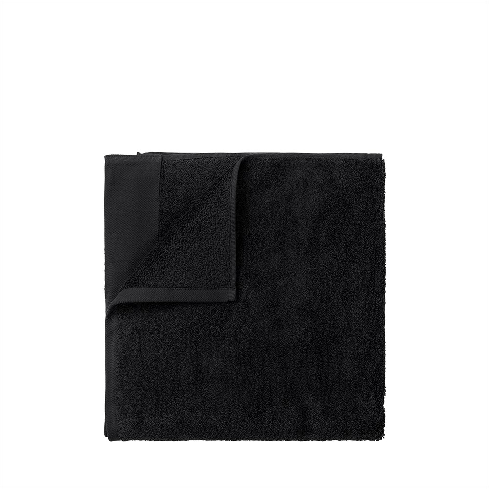 blomus Riva towel 50x100 cm Black | Scandinavian Design | Bath towels | Black