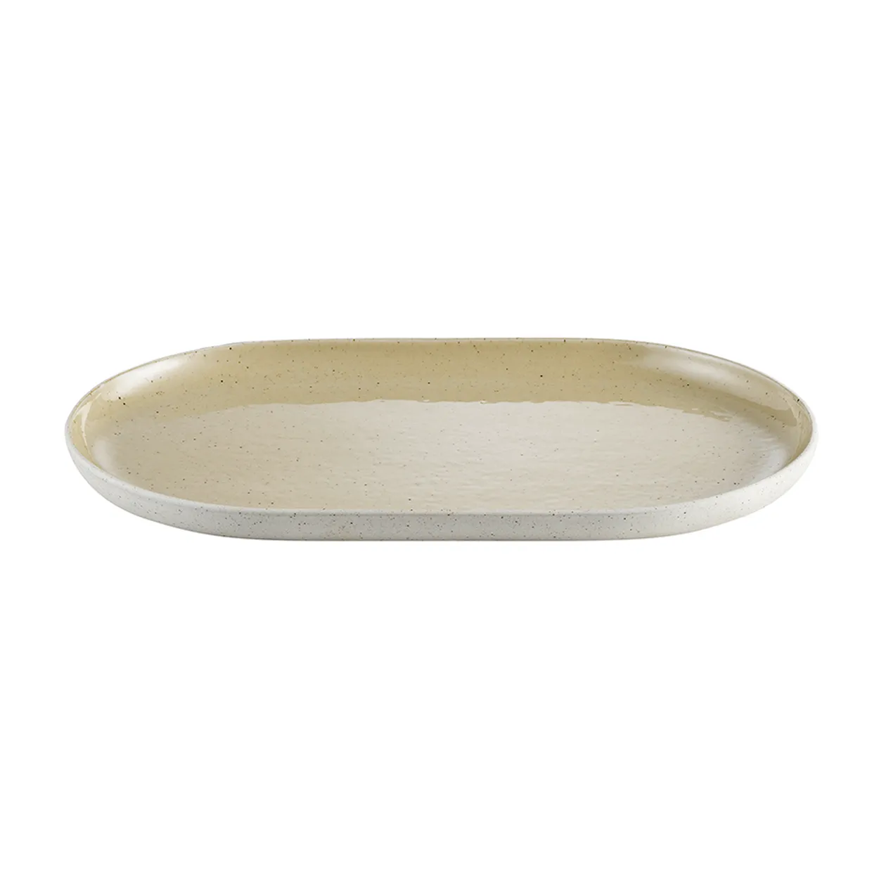blomus Sablo serving plate 18x30 cm Savannah | Scandinavian Design | Serving platters & dishes | Yellow
