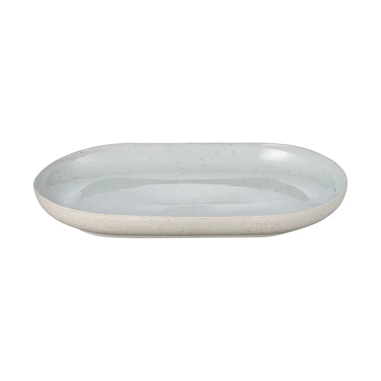 blomus Sablo serving plate deep S 17x29 cm Cloud | Scandinavian Design | Serving platters & dishes | Grey