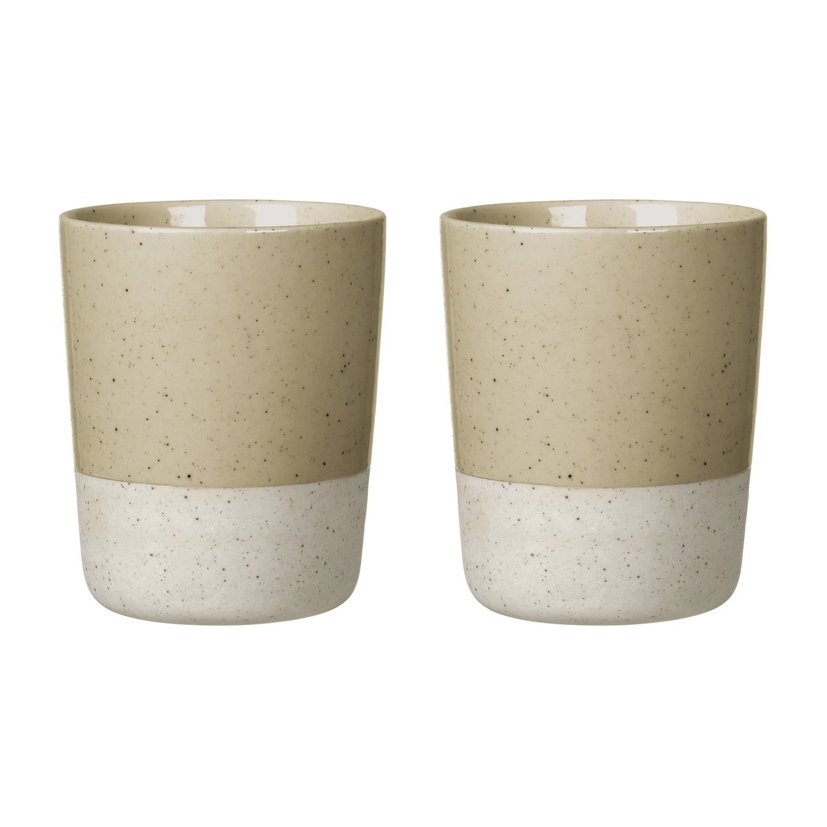 blomus Sablo thermo cup 26 cl 2-pack Savannah | Scandinavian Design | Coffee cups | Yellow