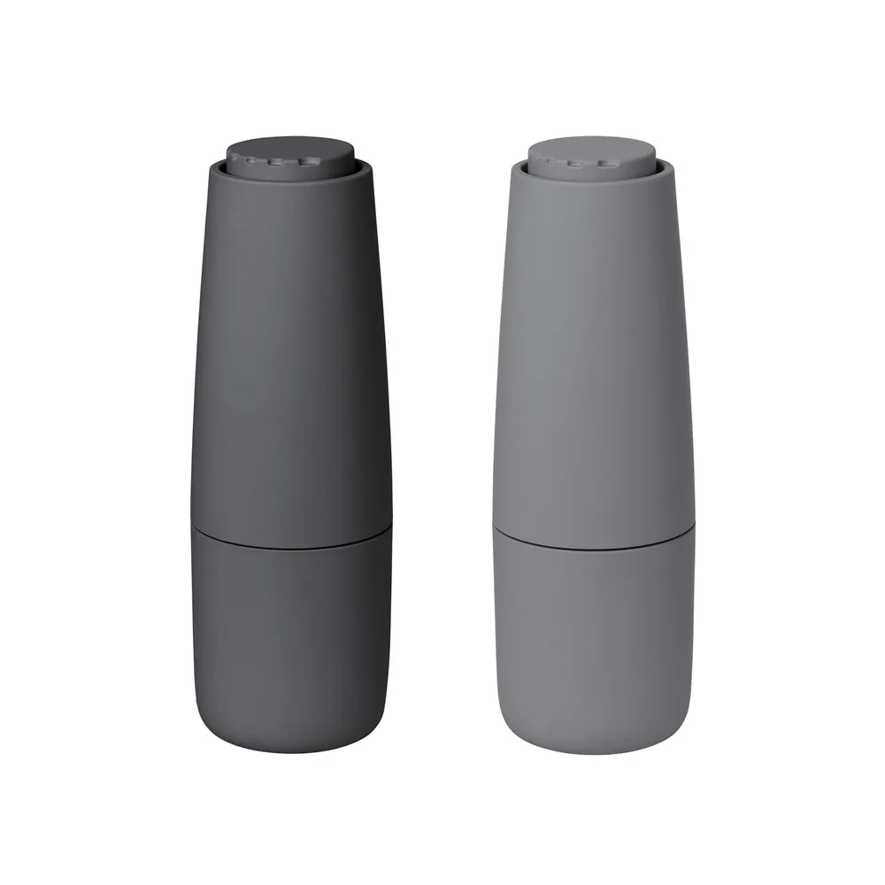 Salpi salt and pepper mill plastic, sharkskin-magnet (grey-grey) blomus