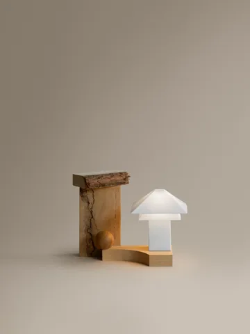 Sanaka portable table lamp - White - blomus