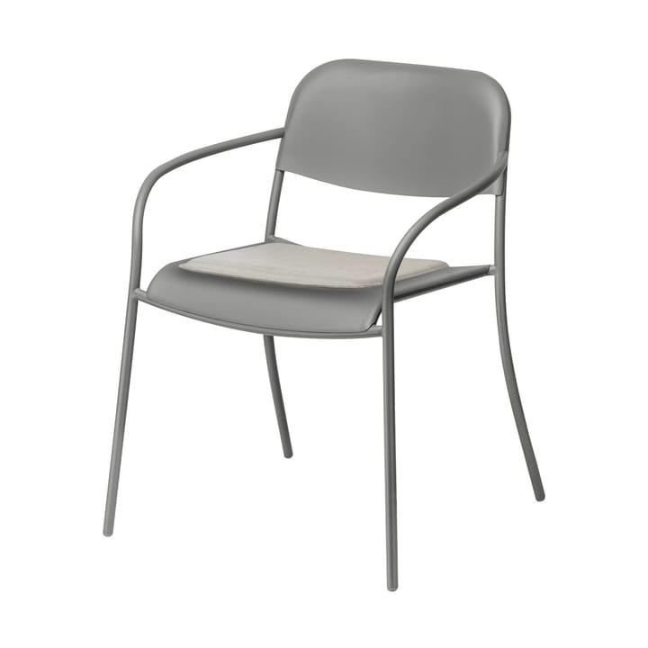 Seat pad to YUA chair and YUA lounge chair - Melange grey - blomus