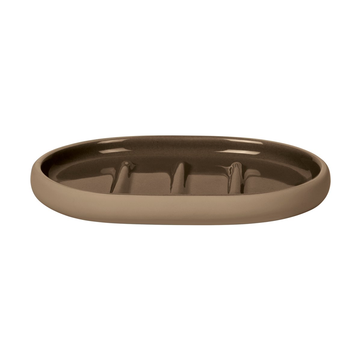 blomus Sono soap dish 10x13 cm Tan | Scandinavian Design | Soap dispensers & dishes | Brown