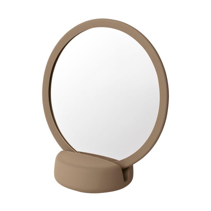 Sono Vanity ceramic mirror Ø17 cm - Beige - Blomus