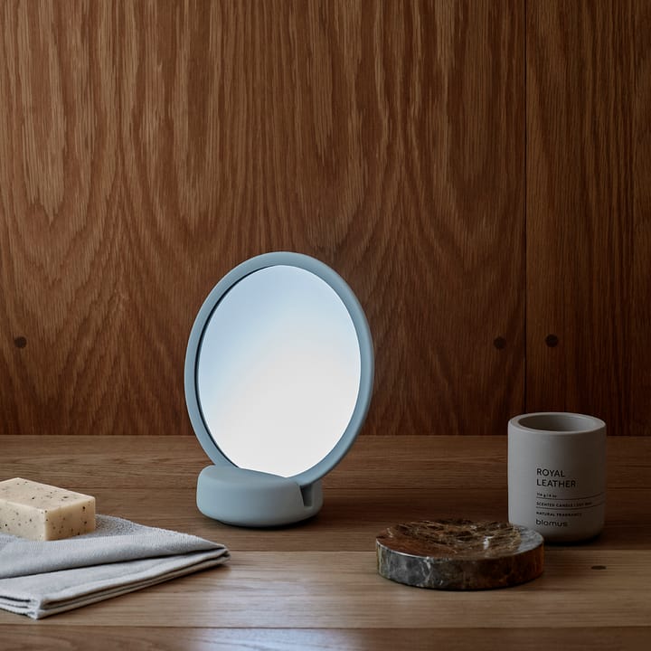 Sono Vanity table mirror Ø17 cm, Ashley blue Blomus