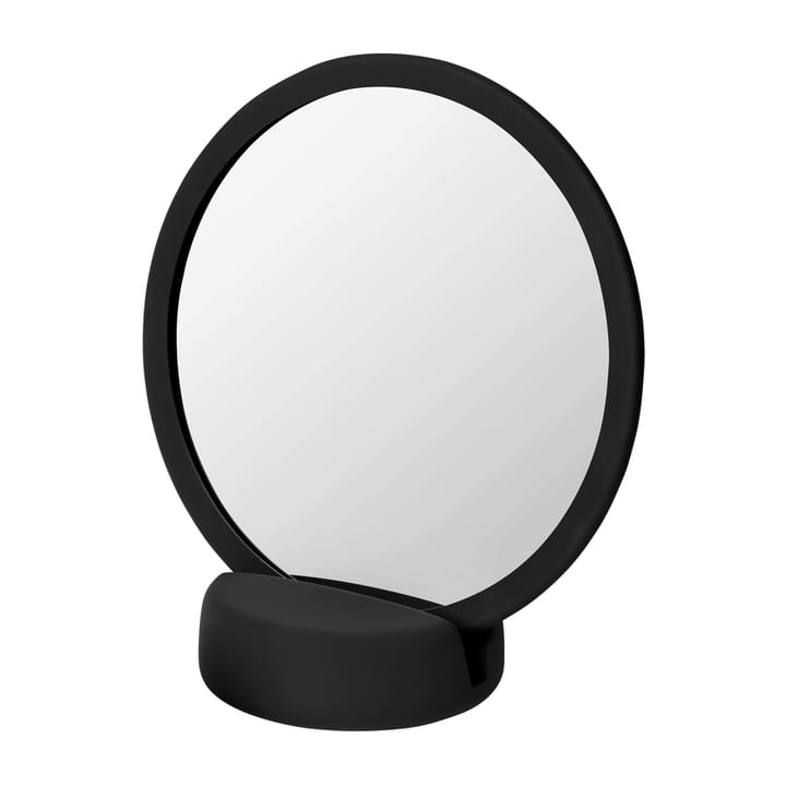 Sono Vanity table mirror Ø17 cm - Black - blomus