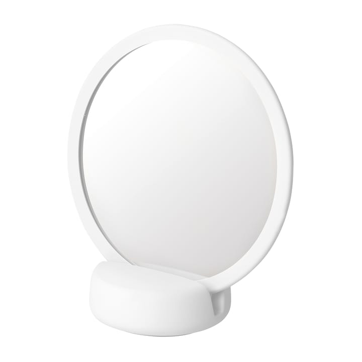 Sono Vanity table mirror Ø17 cm - White - blomus