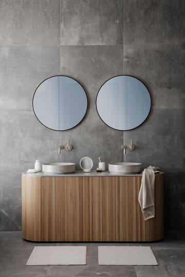 Sono Vanity table mirror Ø17 cm - White - blomus