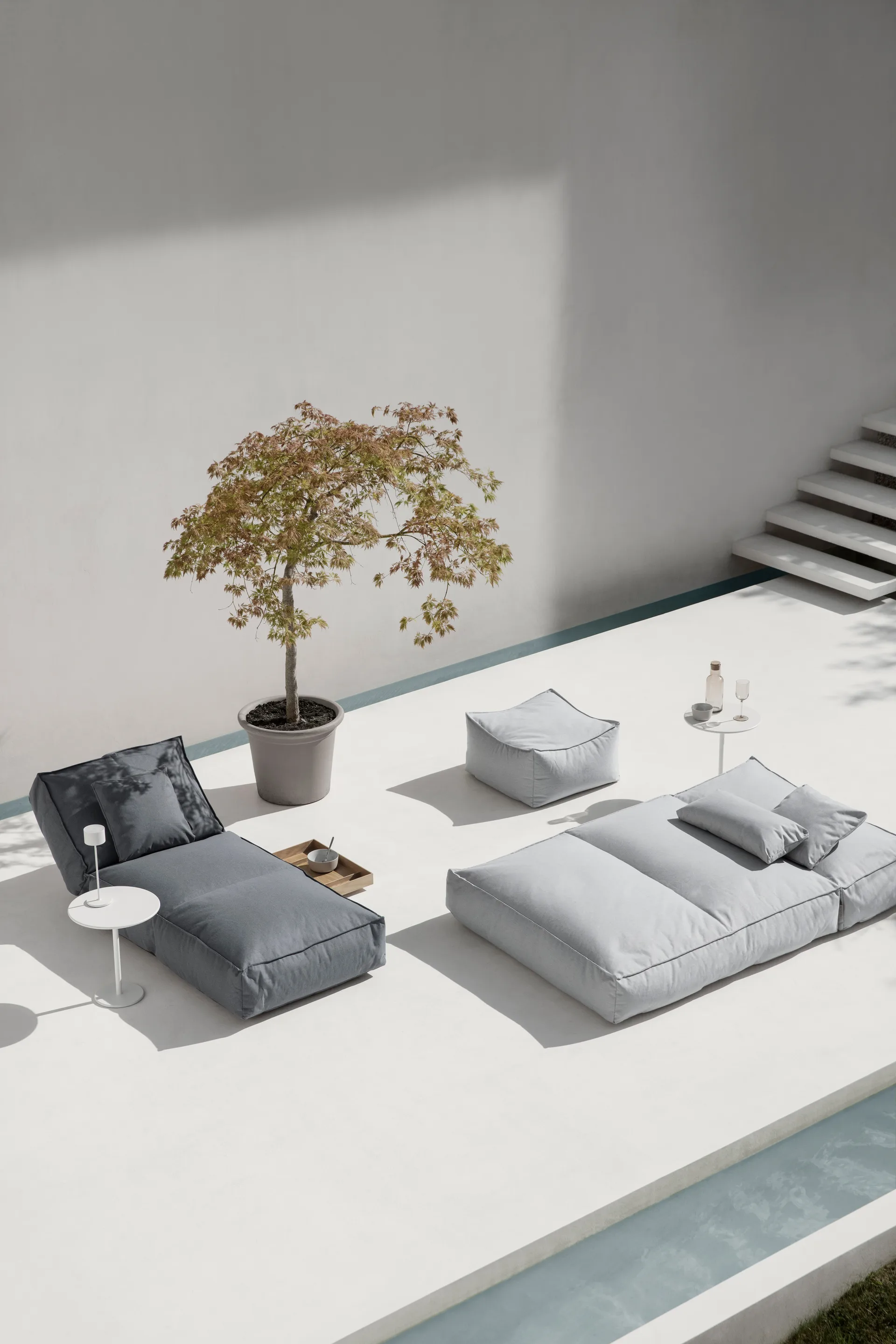 STAY pouf 60x60 cm, Cloud blomus