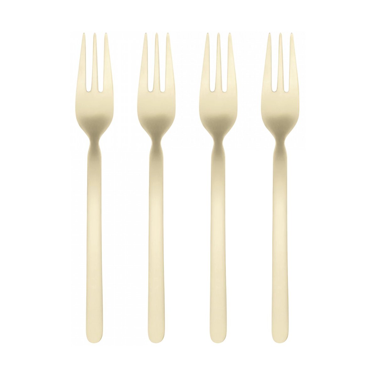 blomus STELLA dessert fork champagne 4-pack 15,5 cm