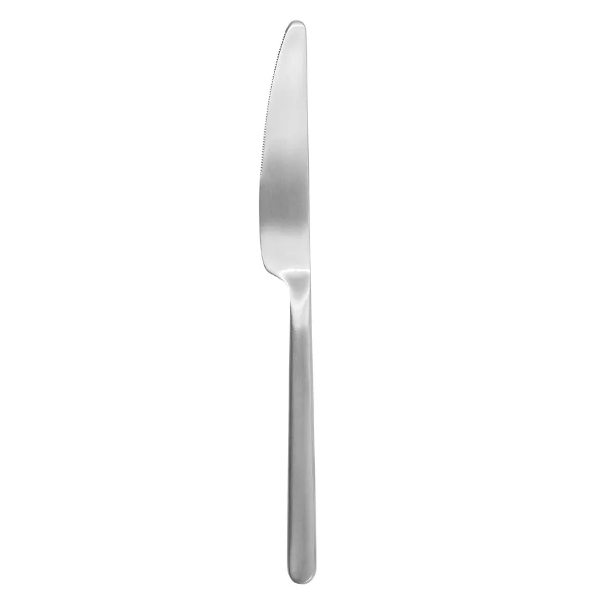 blomus STELLA dinner knife 22 cm | Scandinavian Design | Table cutlery | Silver-coloured