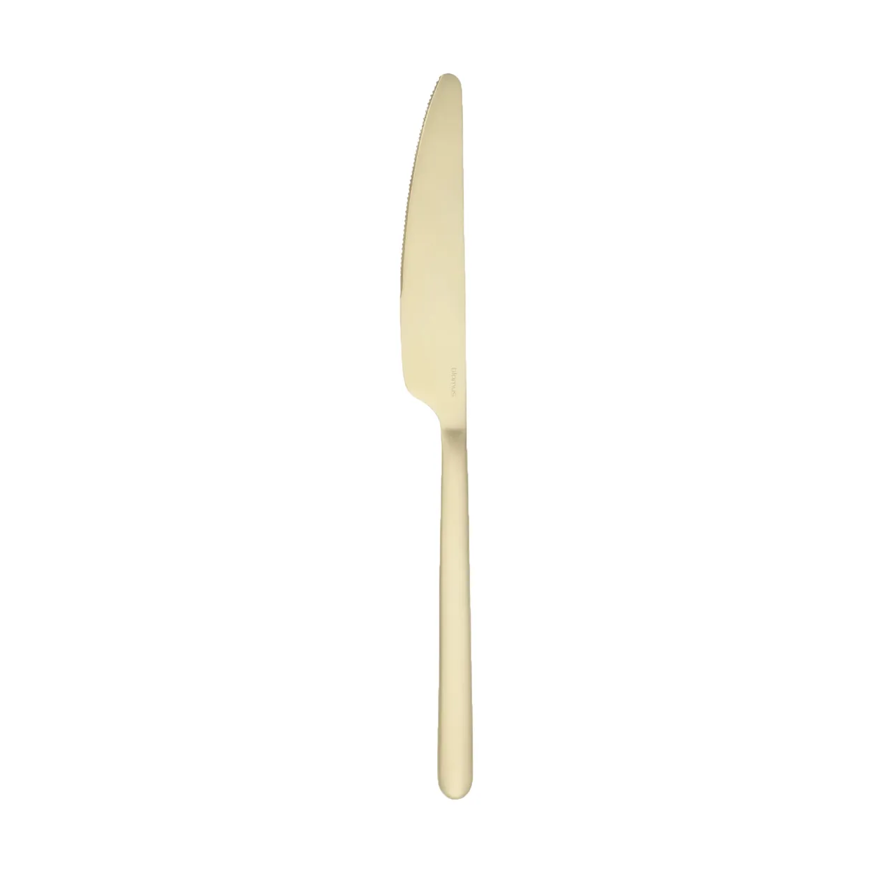 blomus STELLA dinner knife champagne 22 cm | Scandinavian Design | Table cutlery | Gold-coloured