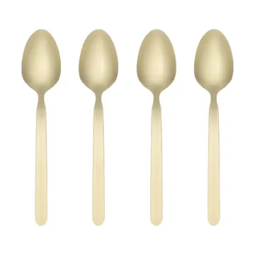 STELLA espresso spoon champagne 4-pack - 11 cm - blomus