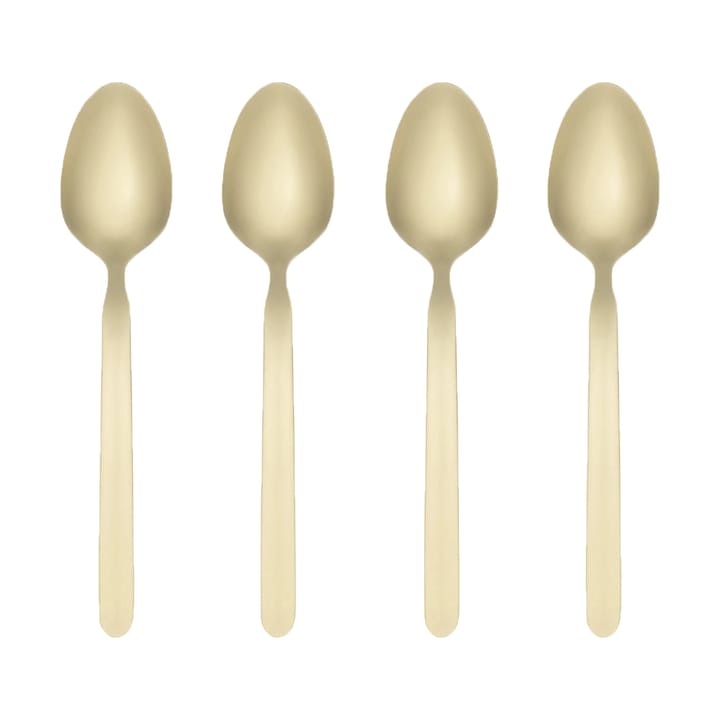 STELLA espresso spoon champagne 4-pack - 11 cm - blomus