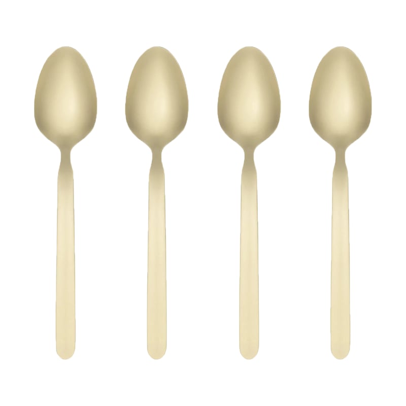 blomus STELLA espresso spoon champagne 4-pack 11 cm