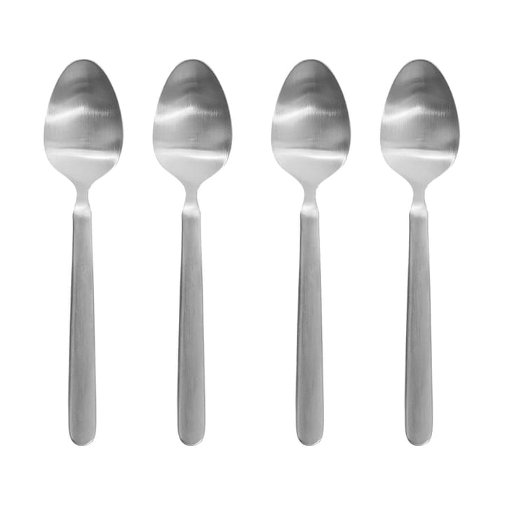 STELLA espresso spoon silver 4-pack - 11 cm - blomus