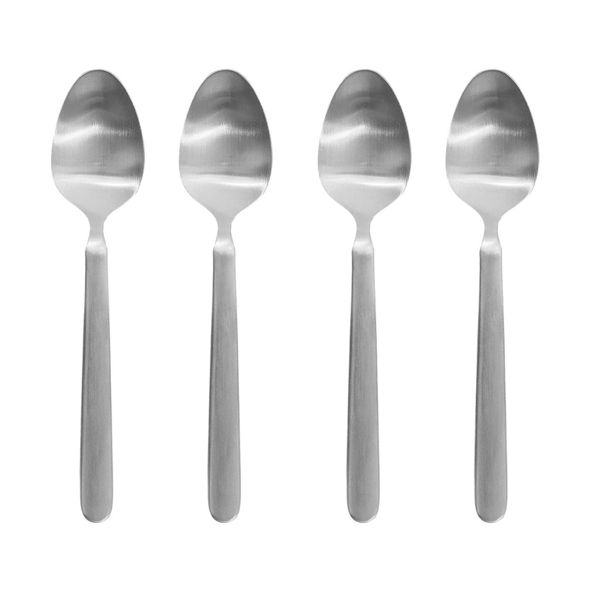 blomus STELLA espresso spoon silver 4-pack 11 cm | Scandinavian Design | Tea & coffee spoons | Silver-coloured