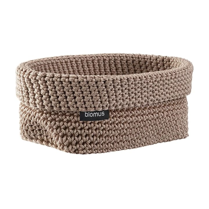 Tela textile basket L 12x20 cm - Bark - blomus