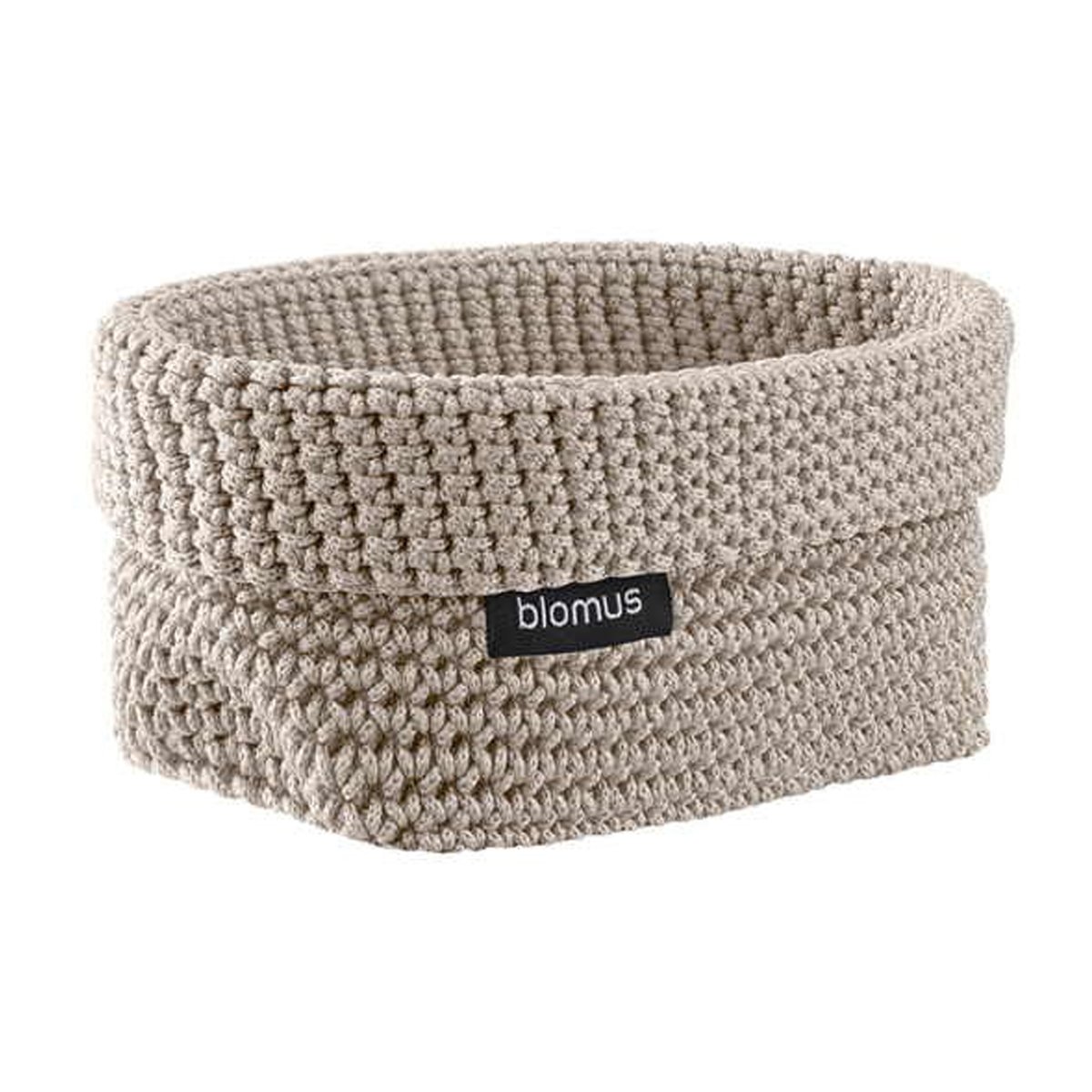 blomus Tela textile basket M 10x15 cm Moonbeam | Scandinavian Design | Storage baskets | Beige