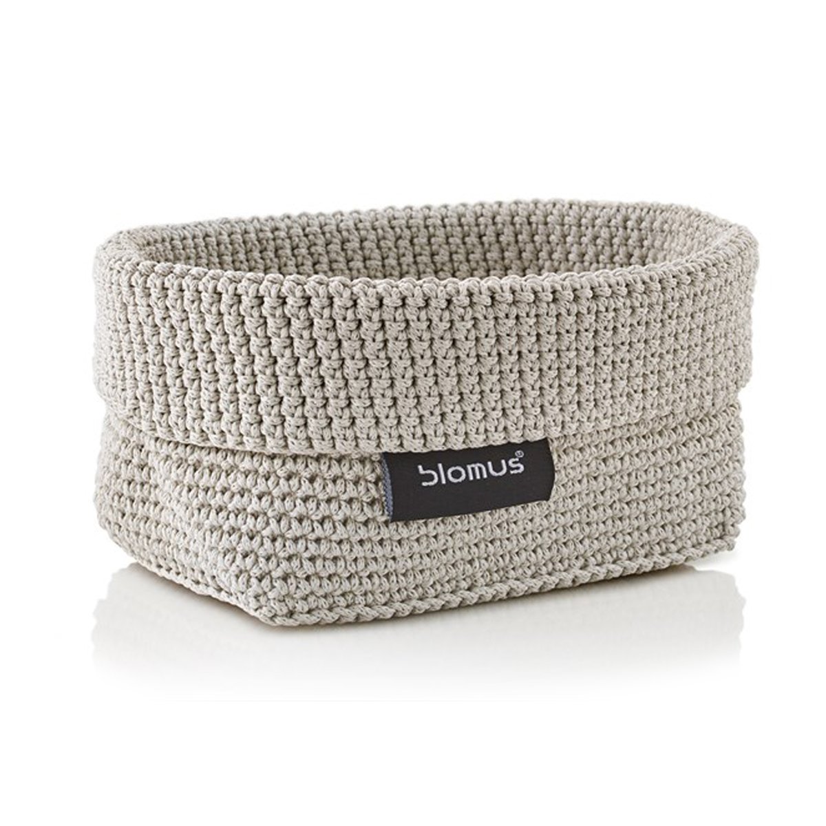 blomus Tela textile basket M 10x15 cm Sand | Scandinavian Design | Storage baskets | Beige