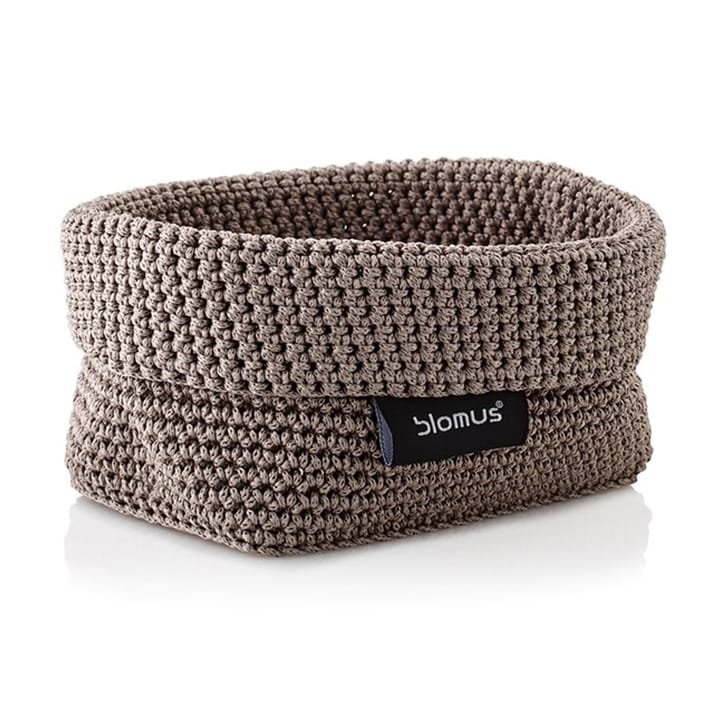 Tela textile basket M 10x15 cm - Taupe - blomus