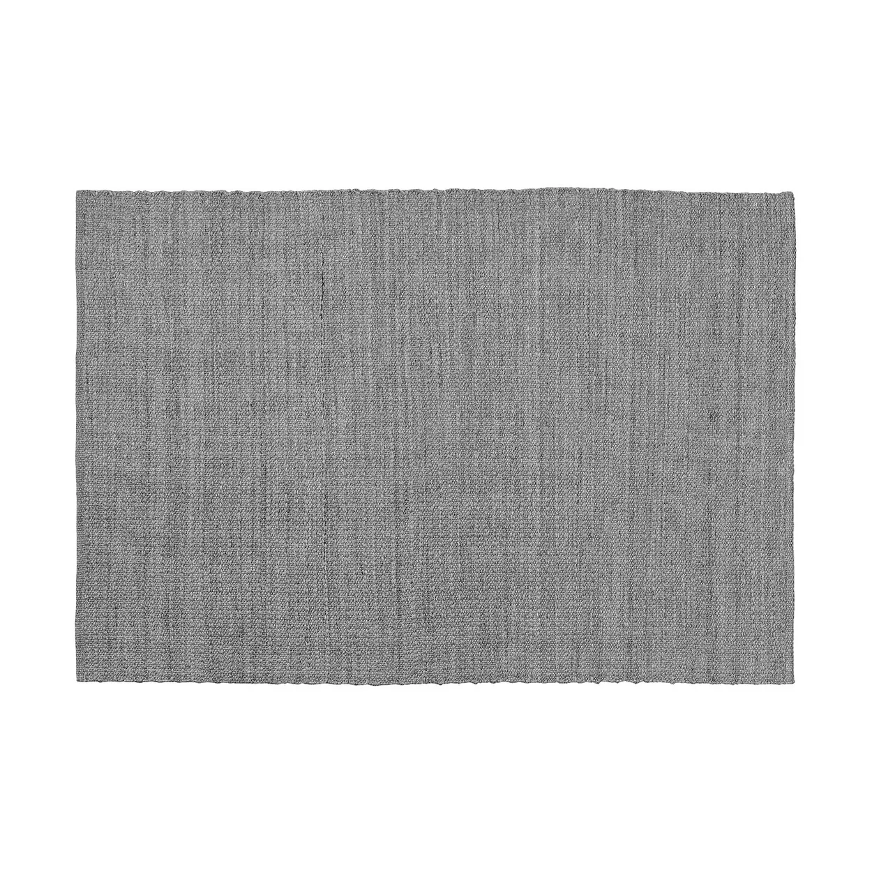 blomus Tendor plastic mat Zinc Melange, 140x200 cm | Scandinavian Design | Fringe & Deep pile rugs | Grey