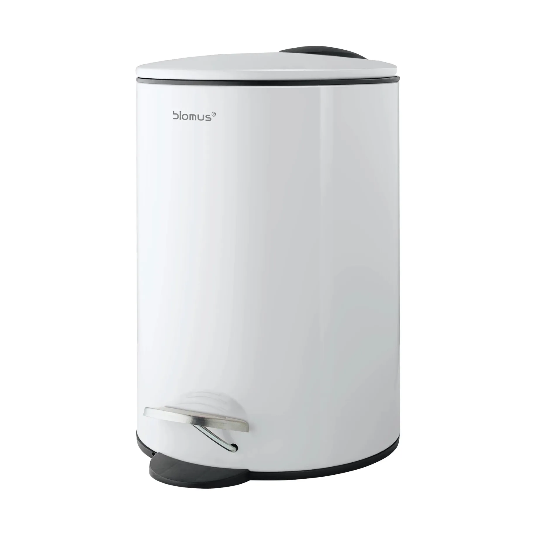 Tubo pedal bin 3 L, White blomus