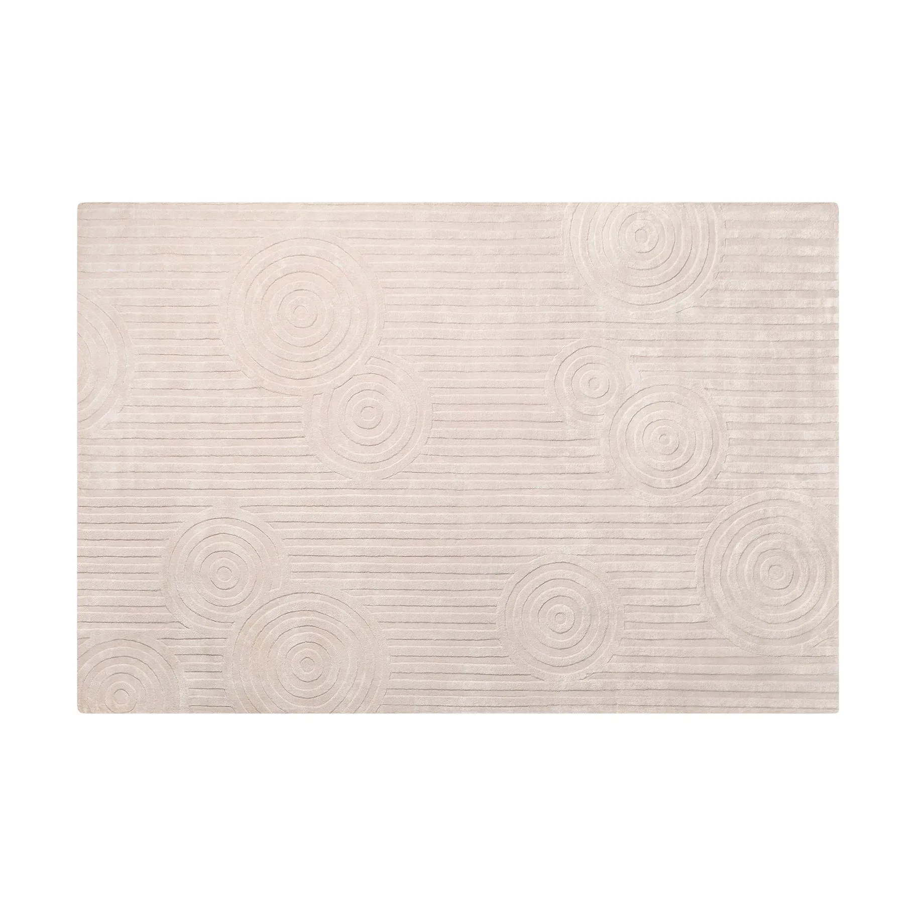 Uzu rug L 200x300 cm, Beige blomus