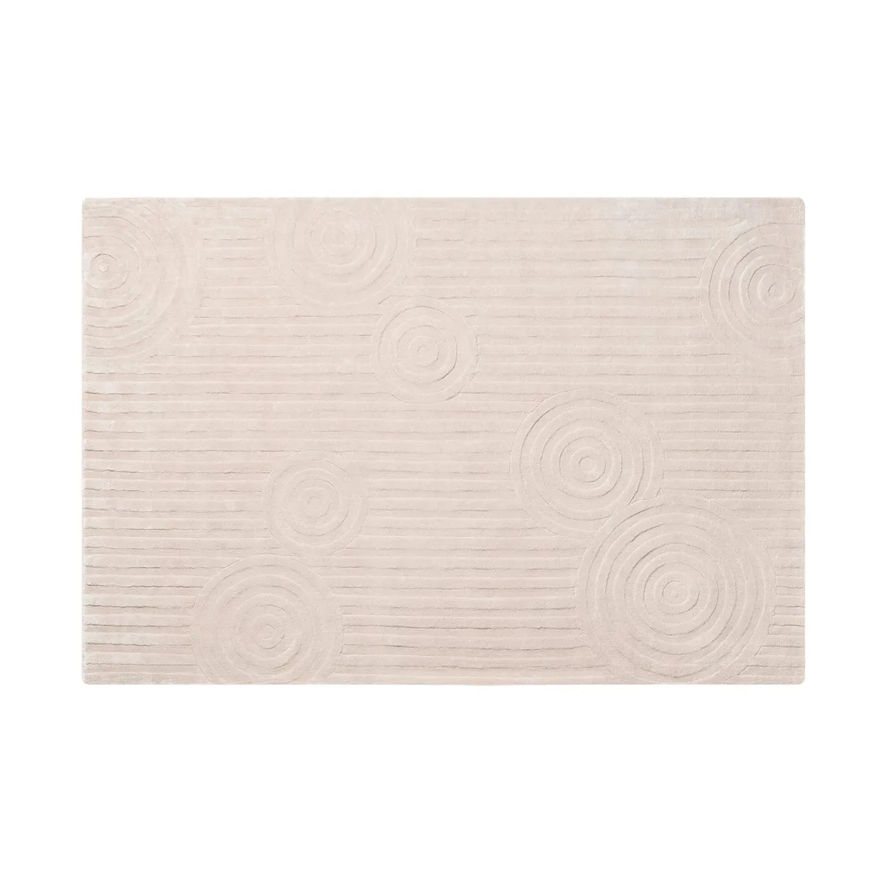 blomus Uzu rug M 160x240 cm Beige | Scandinavian Design | Fringe & Deep pile rugs | Beige
