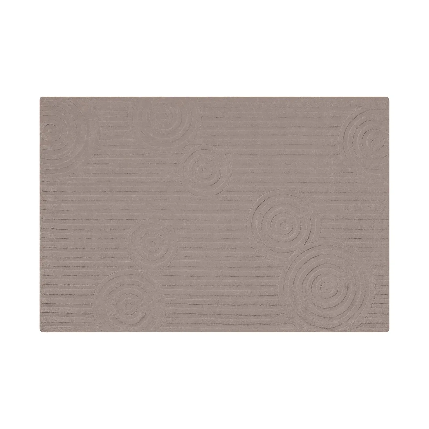 Uzu rug M 160x240 cm, Taupe blomus