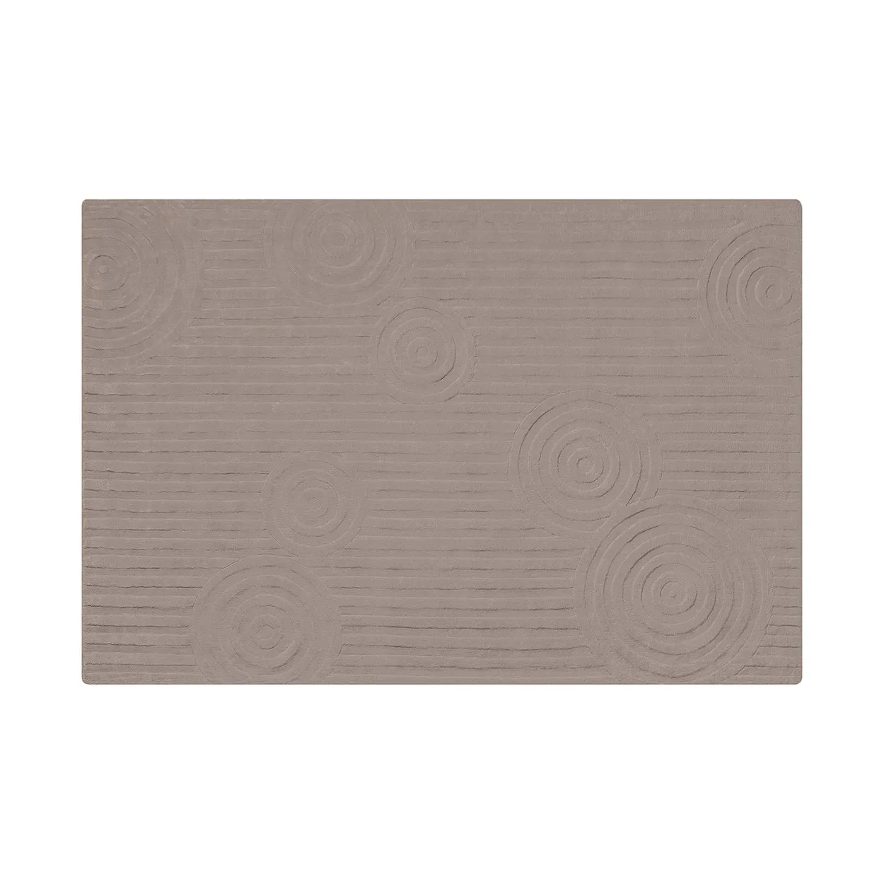 blomus Uzu rug M 160x240 cm Taupe | Scandinavian Design | Fringe & Deep pile rugs | Brown