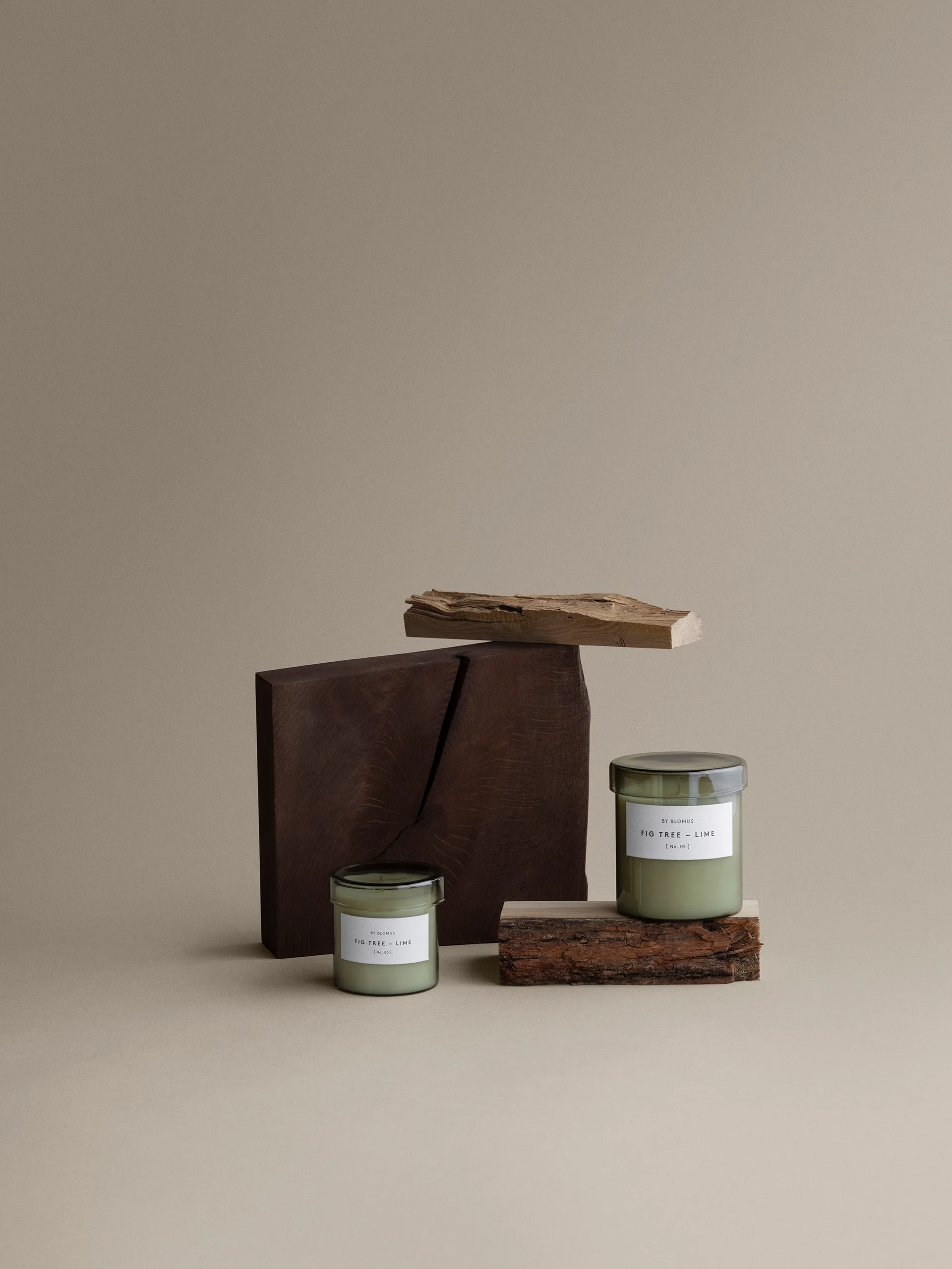 Valoa scented candle 30 hours, Fikon/Lime Agave Green blomus