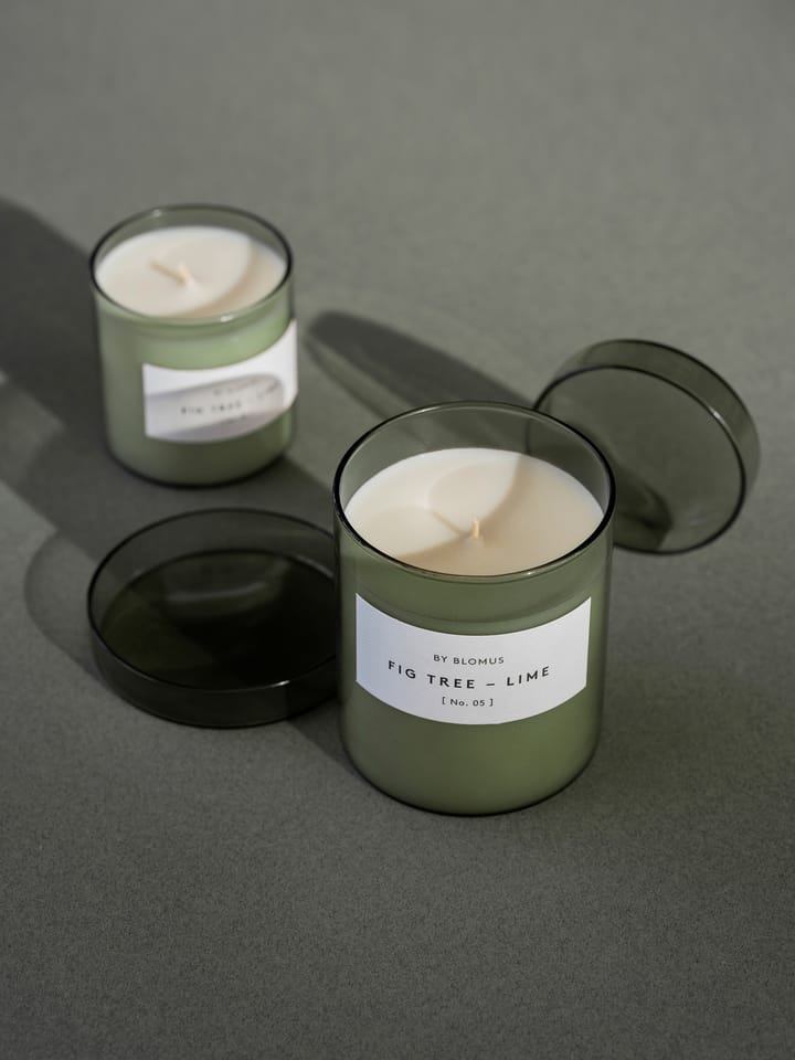 Valoa scented candle 30 hours, Fikon/Lime Agave Green Blomus