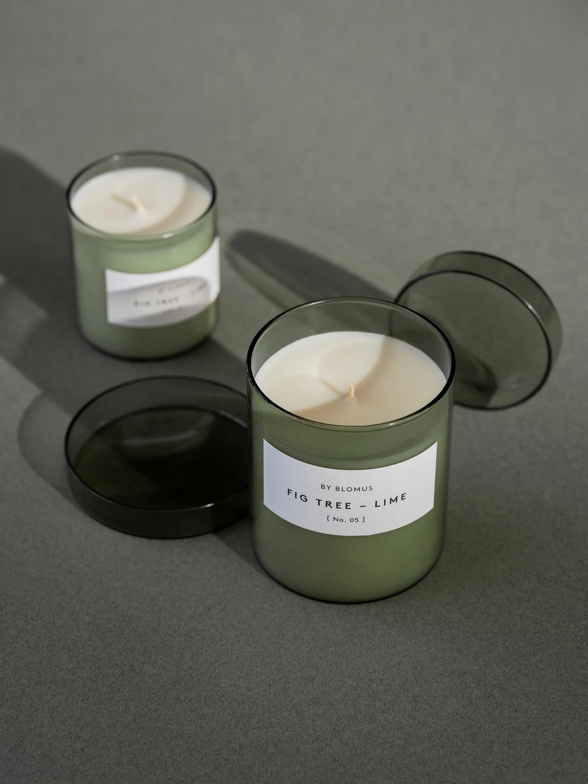 Valoa scented candle 45 hours, Fikon/Lime Agave Green blomus