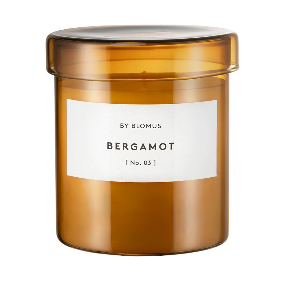 blomus Vaola scented candle Bergamot L, 45 H | Scandinavian Design | Scented candles & diffusers | Yellow