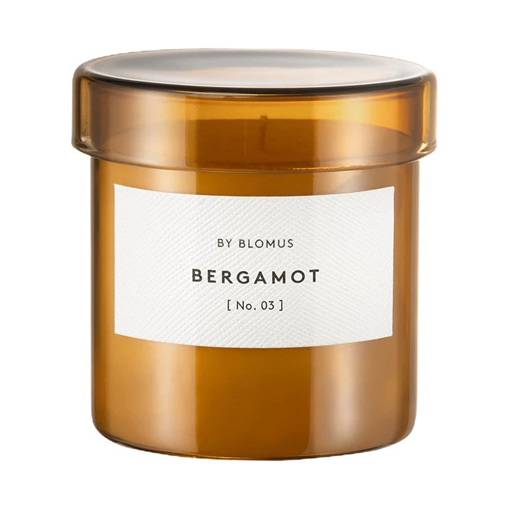 blomus Vaola scented candle Bergamot S, 30 H | Scandinavian Design | Scented candles & diffusers | Yellow
