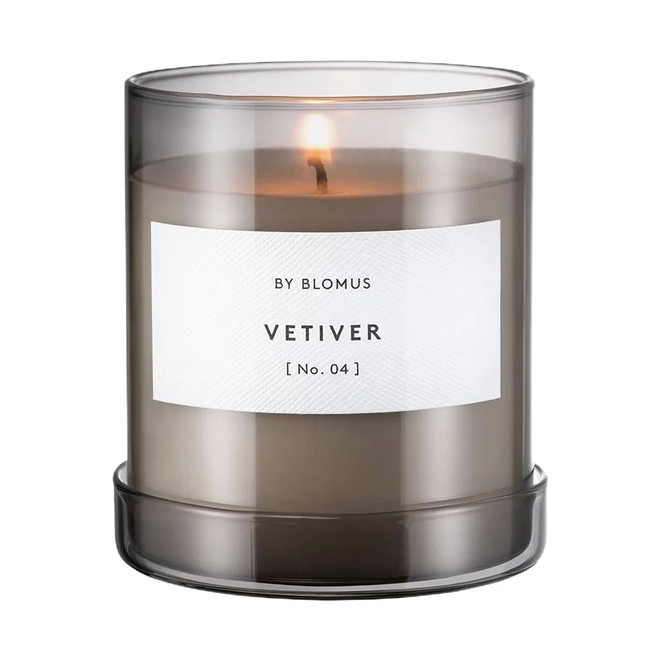Vaola Scented Candle Vetiver, L, 45 H blomus