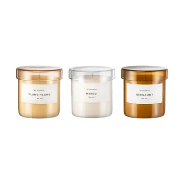 Vaola scented candles S 3 pieces. - Ylang Ylang, Neroli, Bergamot - blomus