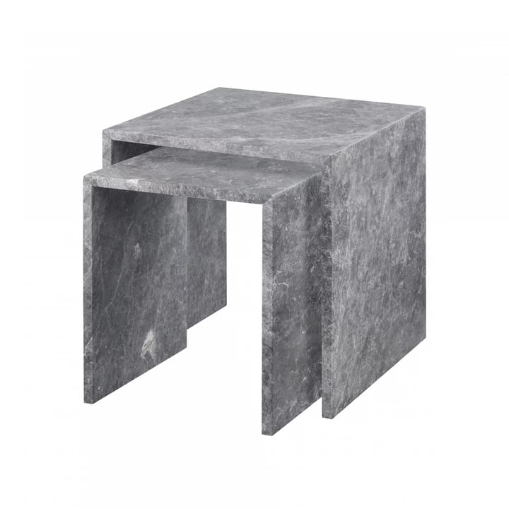 Varu side table 2 pieces - Tundra gray - Blomus
