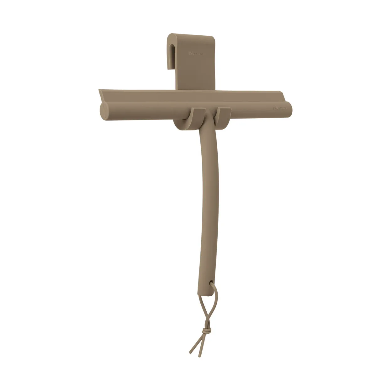blomus Vipo shower scraper with hook Tan | Scandinavian Design | Brown