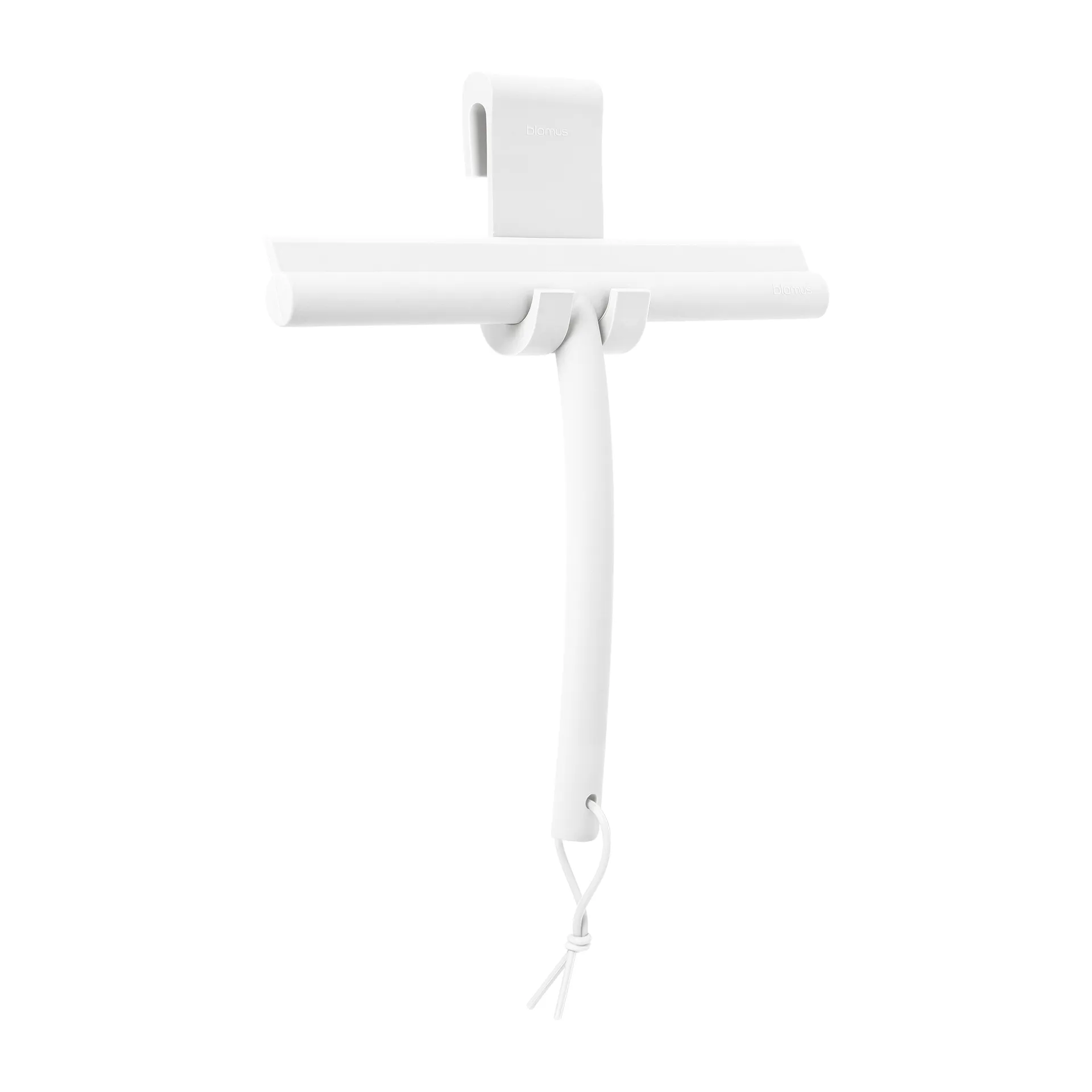 Vipo shower scraper with hook, White blomus