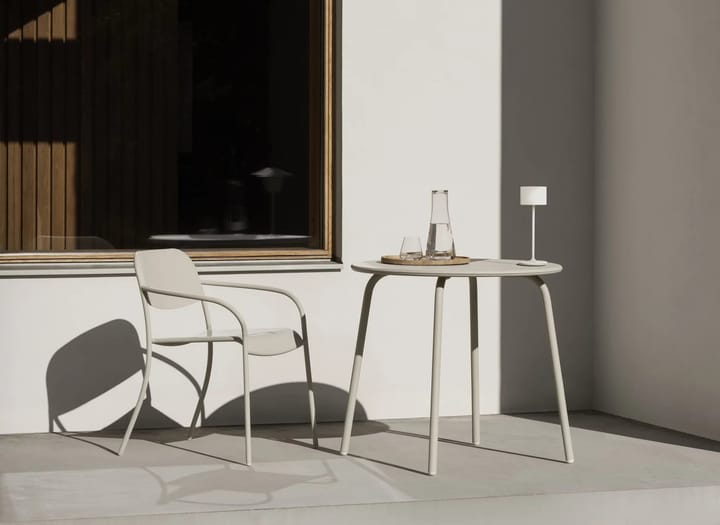 YUA bistro table Ø80 cm - Silk grey - blomus