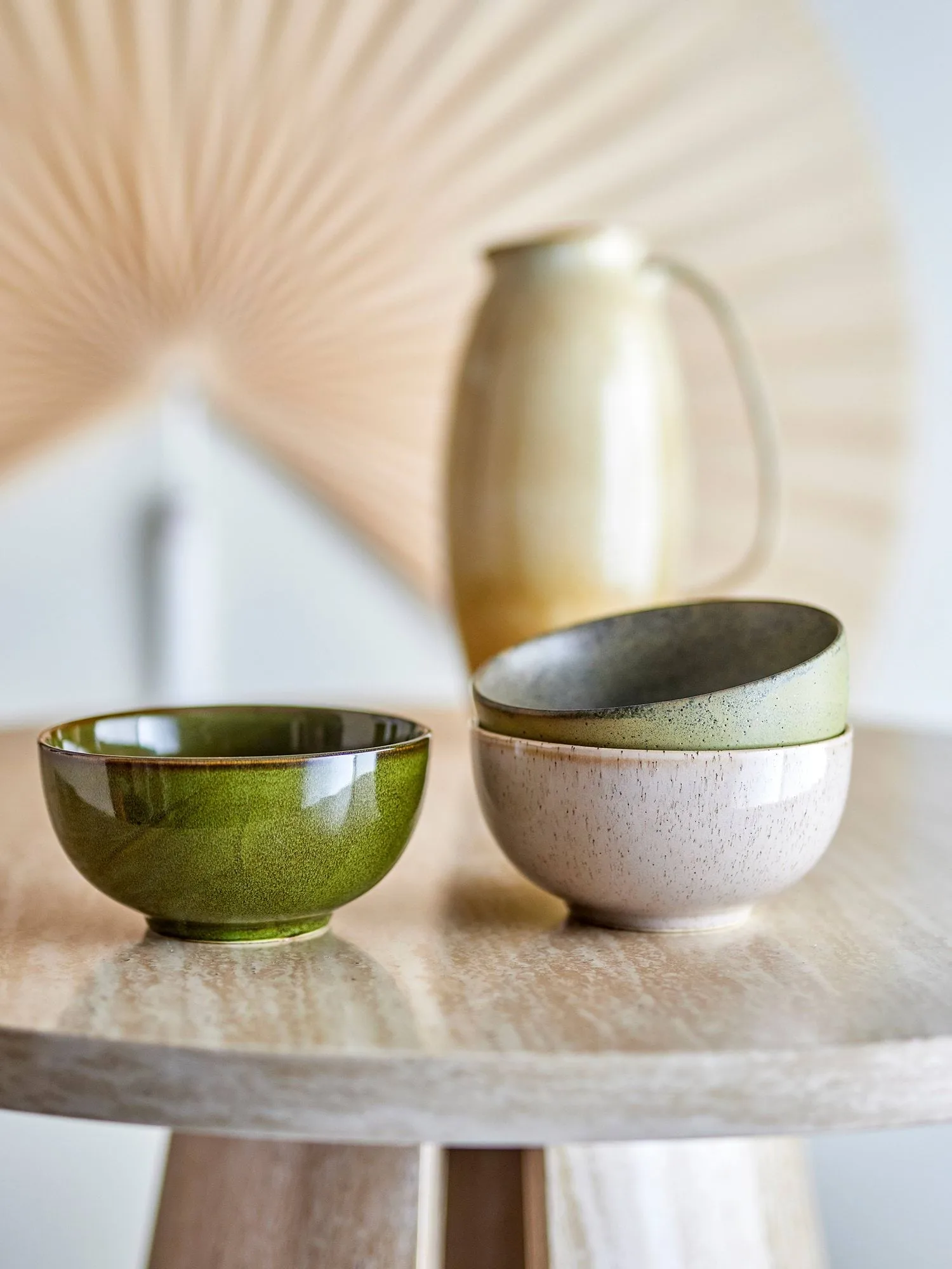 Addison bowl Ø16 cm 3 pieces, Green Bloomingville