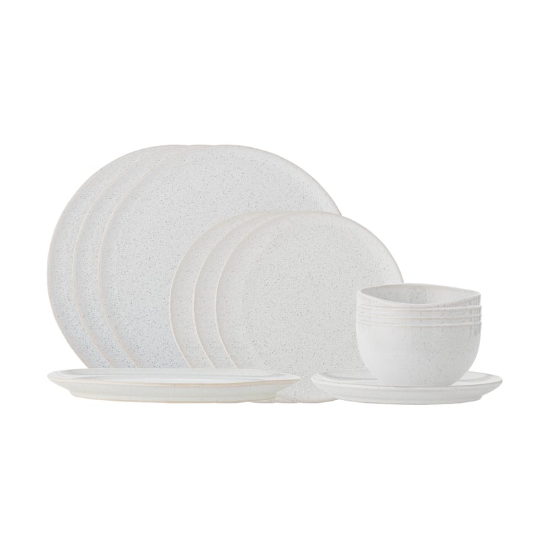 Bloomingville Addison dinnerware set 12 pieces White