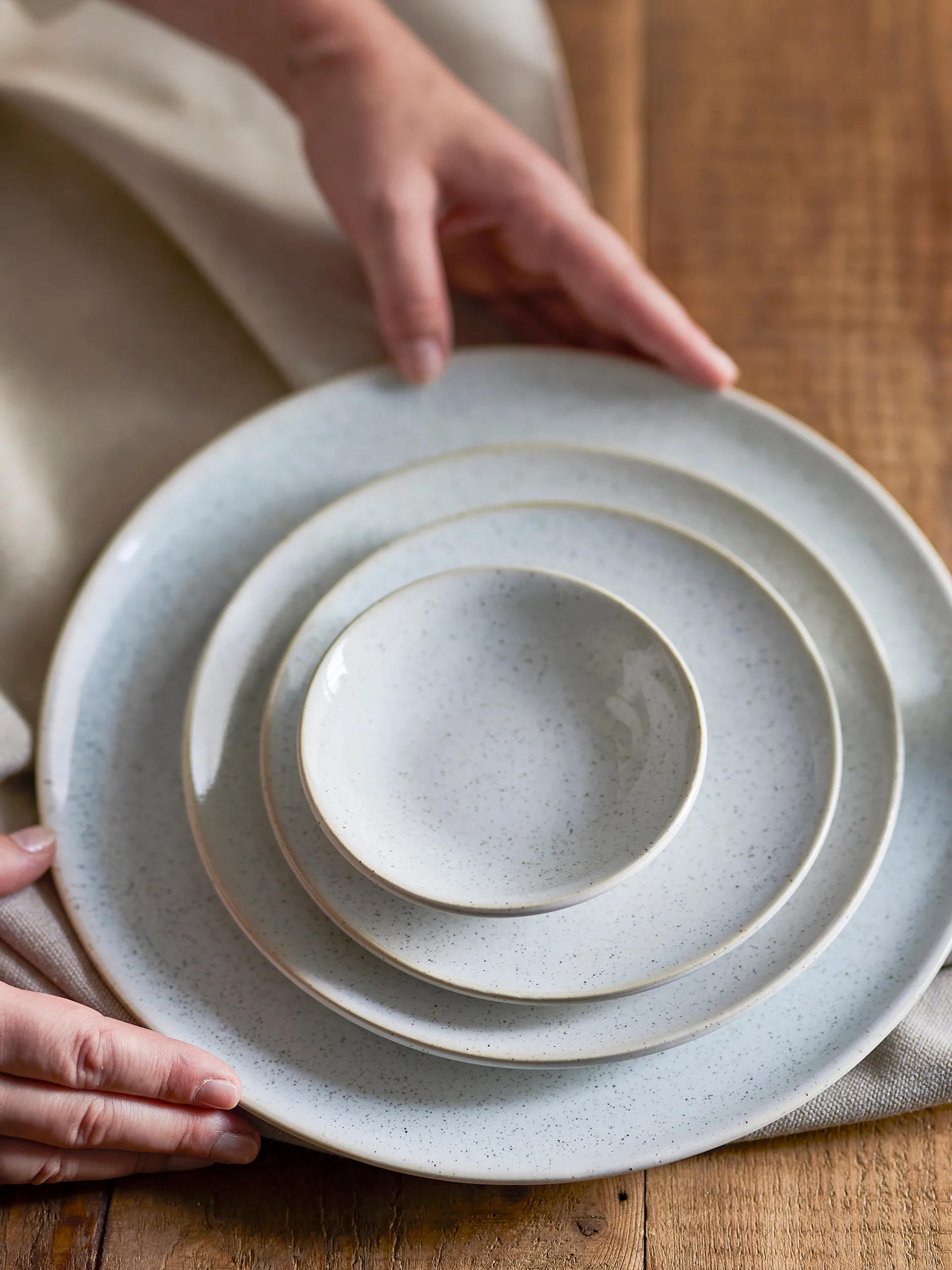 Addison side plate Ø20 cm, White Bloomingville