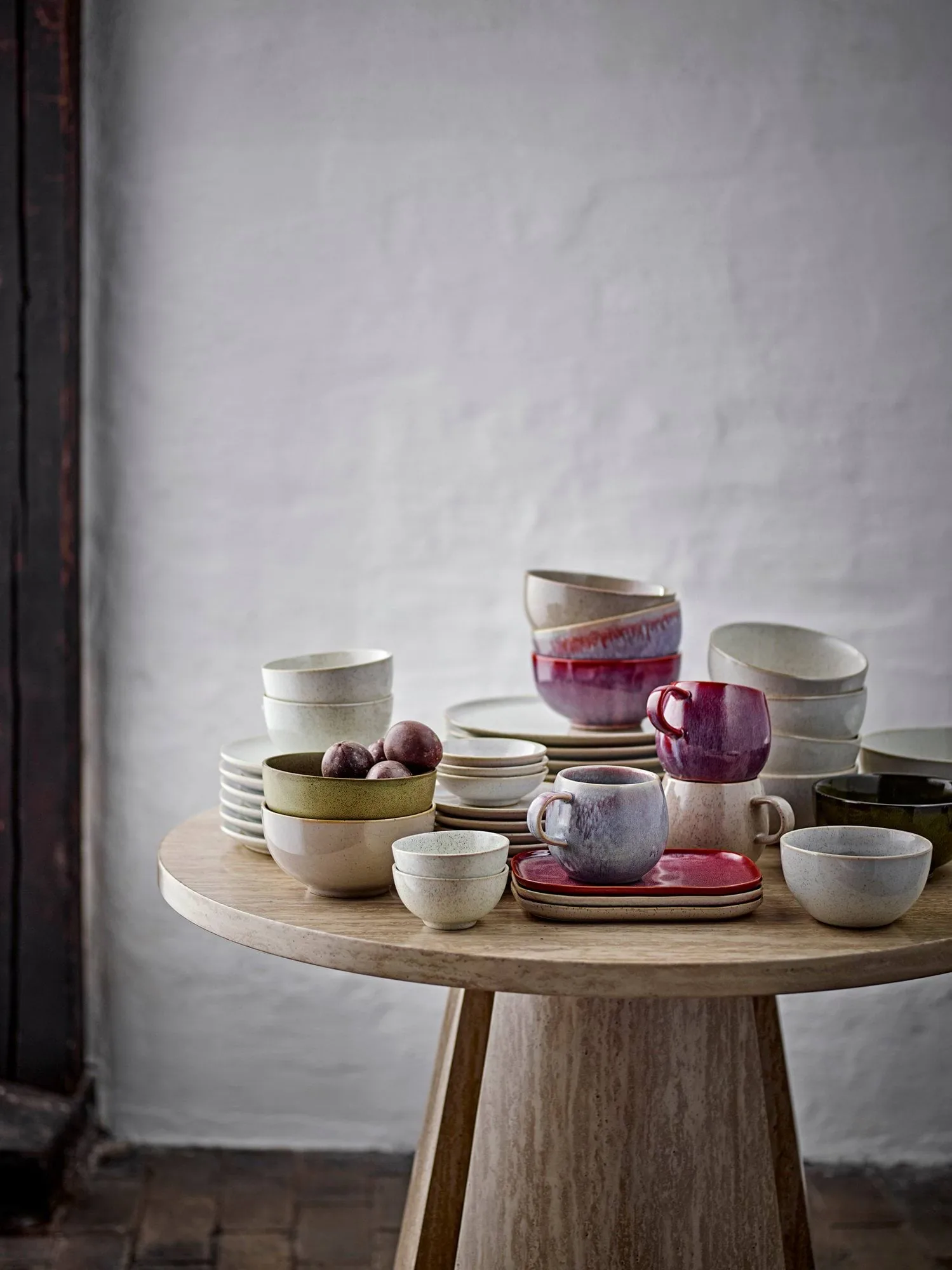 Addison side plate, Rose, 3 pieces Bloomingville