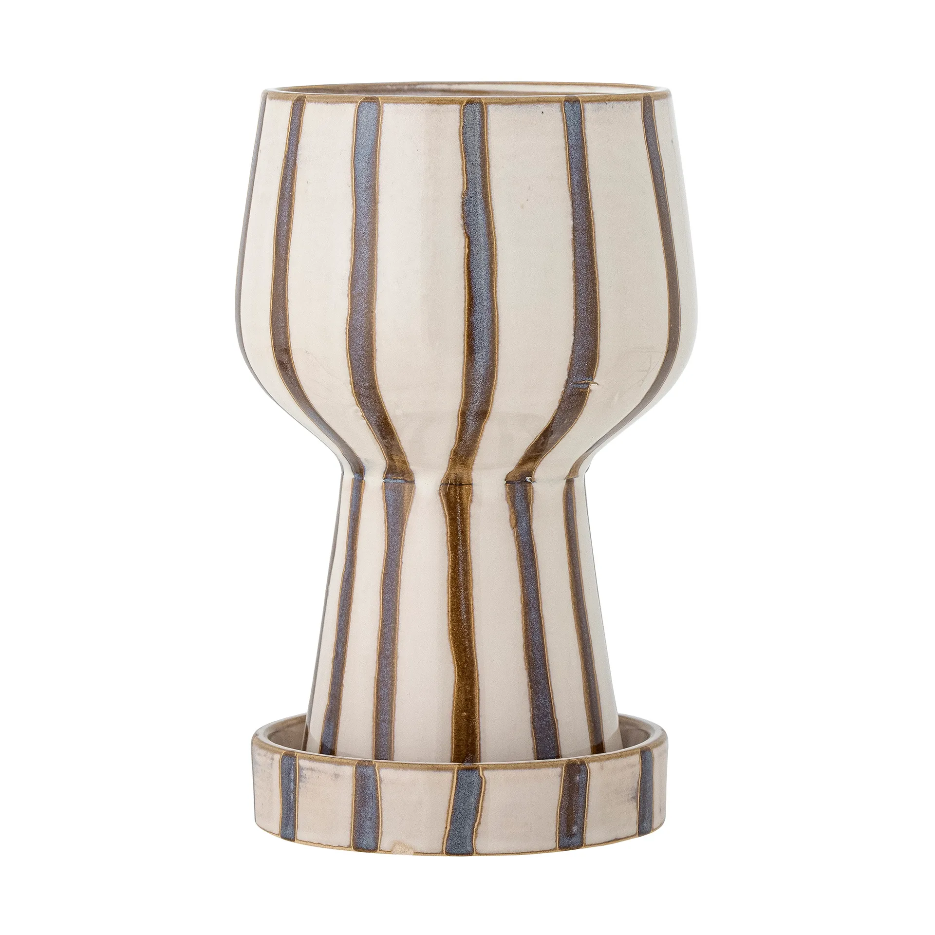 Agna flower pot Ø12x21 cm, Brown Bloomingville